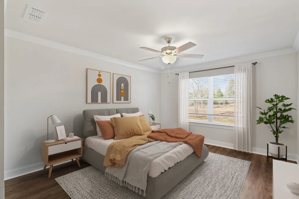 Poplar Row luxury apartments Hoschton ga bedroom